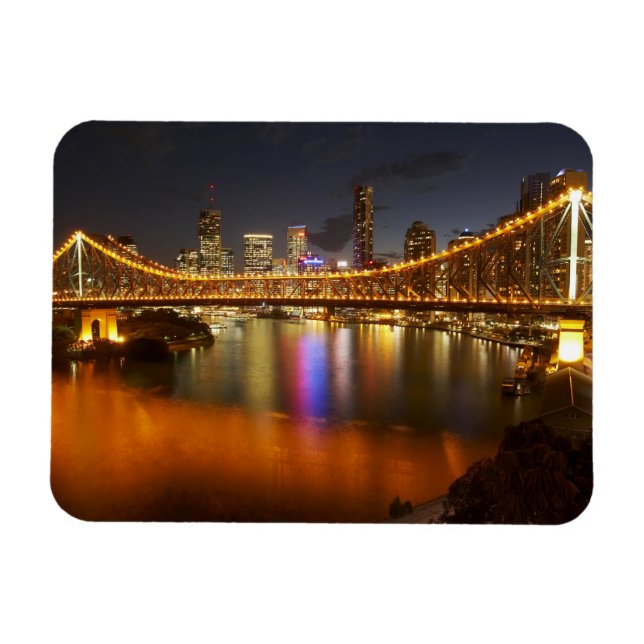 Australia, Queensland, Brisbane, Story Bridge, 2 Magnet (Horizontal)