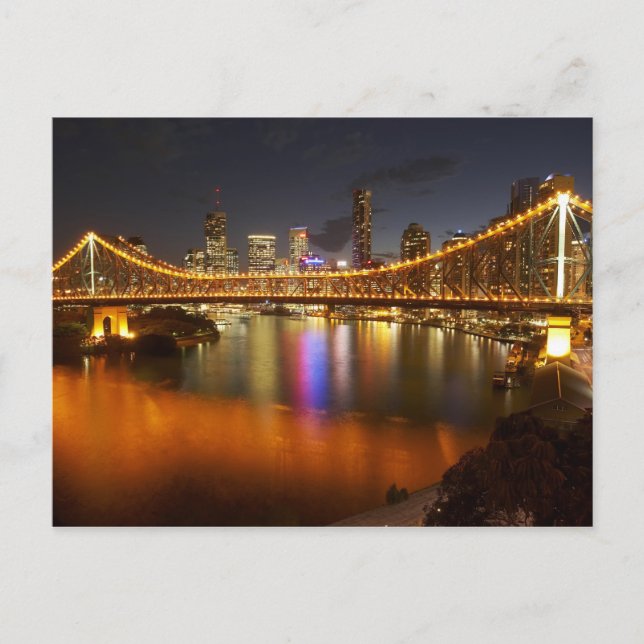 Australia, Queensland, Brisbane, Story Bridge, 2 Postcard (Front)