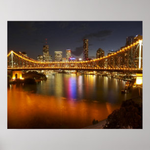 Australia, Queensland, Brisbane, Story Bridge, 2 Poster