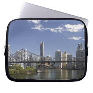 Australia, Queensland, Brisbane, Story Bridge, Laptop Sleeve