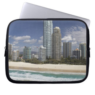 Australia, Queensland, Gold Coast, Surfers Laptop Sleeve