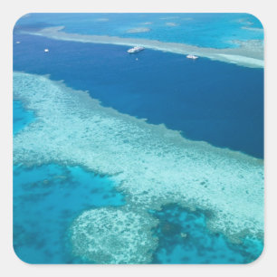 Australia, Queensland, Whitsunday Coast, Great 5 Square Sticker