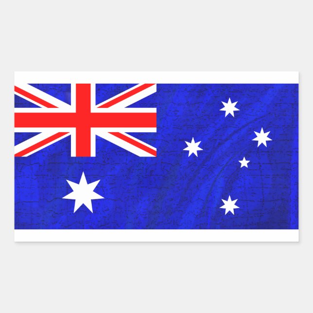 Australia Rectangular Sticker (Front)