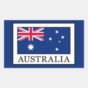 Australia Rectangular Sticker