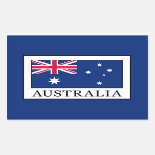 Australia Rectangular Sticker