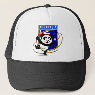 Australia Rhythmic Gymnastics Panda Trucker Hat