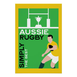 Australia Rugby Fan Art Poster