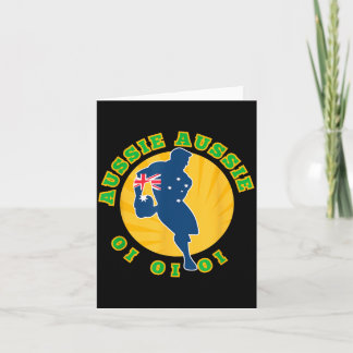Australia Rugby, Wallabies Aussie Aussie Aussie Oi Card