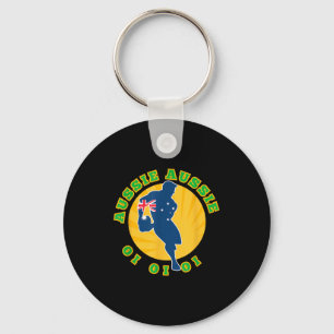 Australia Rugby, Wallabies Aussie Aussie Aussie Oi Key Ring