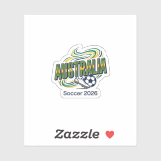 Australia Soccer 2026 Soccer Bold Country Typograp