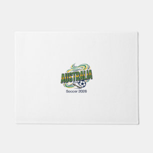 Australia Soccer 2026 Soccer Bold Country Typograp Doormat