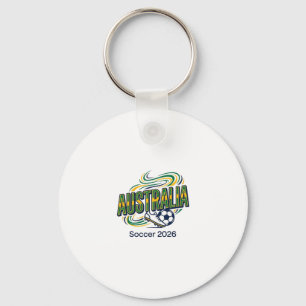 Australia Soccer 2026 Soccer Bold Country Typograp Key Ring