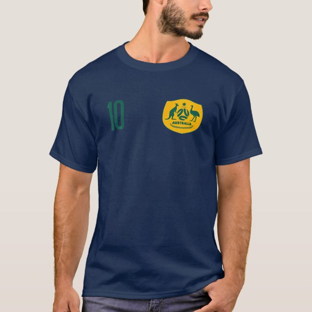 Australia Soccer Jersey 2022 Australian Football T T-Shirt (Front)