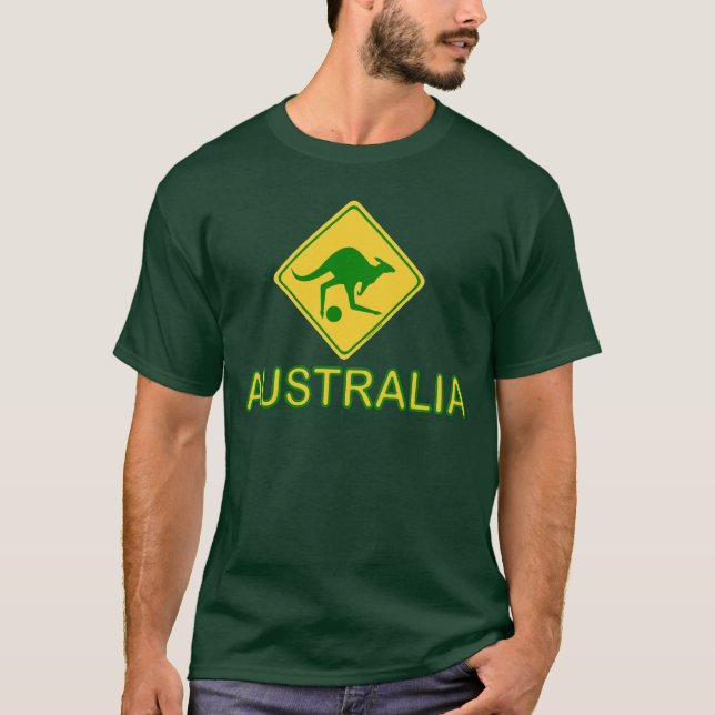Australia Soccer Kangaroo T-Shirt (Front)
