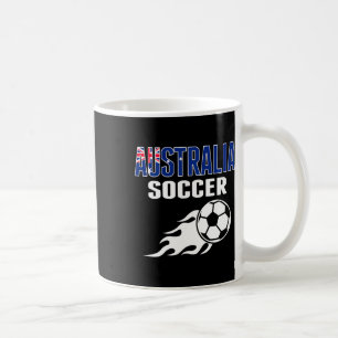 Australia Soccer Lovers Jersey - Australian Footby Coffee Mug