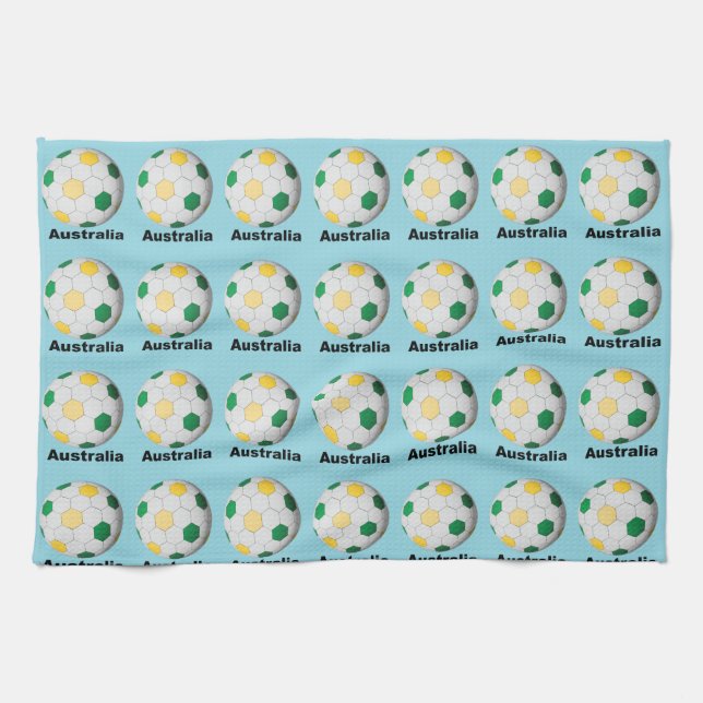 Australia Soccer Tea Towel (Horizontal)