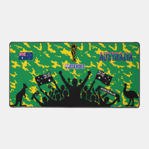 Australia Socceroos Fan National Team Desk Mat 