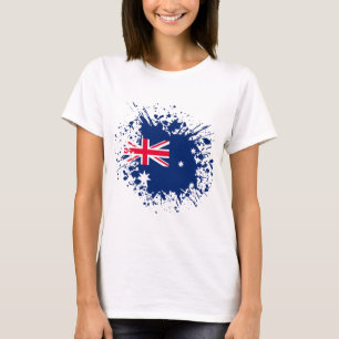 Australia Souvenir Landmark, Australia Flag Travel T-Shirt