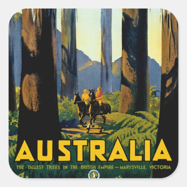 Australia Square Sticker (Front)