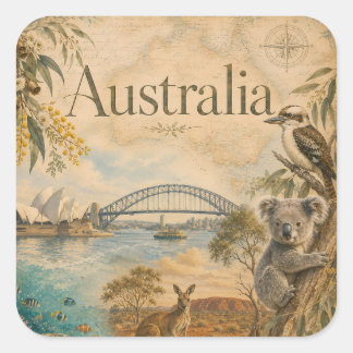 Australia stickers for lovers of Australia