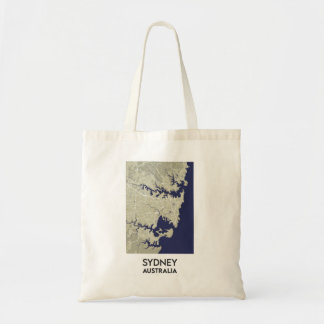 Australia Sydney city map Tote Bag