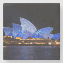 Australia Sydney Opera House At Night Coaster