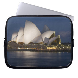 Australia, Sydney. Opera House at night on Laptop Sleeve
