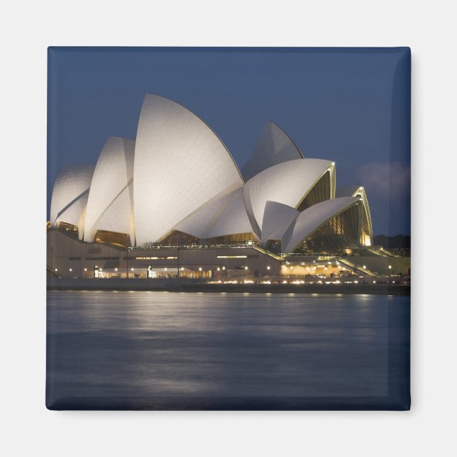 Australia, Sydney. Opera House at night on Magnet (Front)