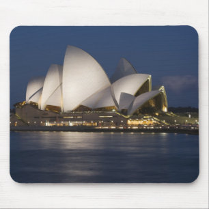 Australia, Sydney. Opera House at night on Mouse Pad