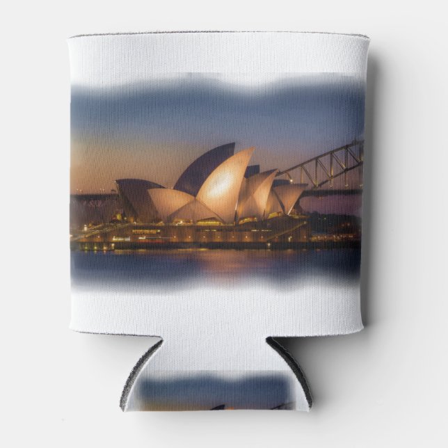 Australia Sydney Opera House-design 1 Can Cooler (Front)