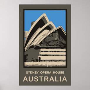 Australia Sydney Opera House Poster