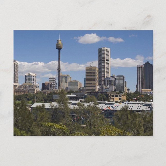 Australia, Sydney, Potts Point. Sydney skyline. Postcard (Front)