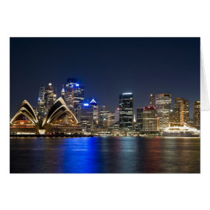 Australia, Sydney. Skyline with Opera House seen