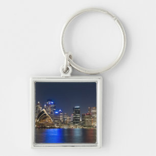 Australia, Sydney. Skyline with Opera House seen Key Ring