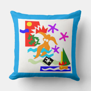 Australia -SYDNEY SUMMER - Surf & sailing Cushion