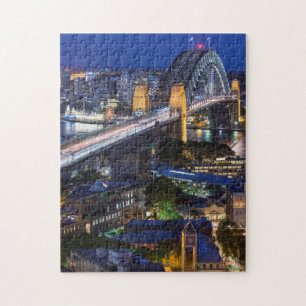 Australia, Sydney, The Rocks area, Sydney Harbour Jigsaw Puzzle