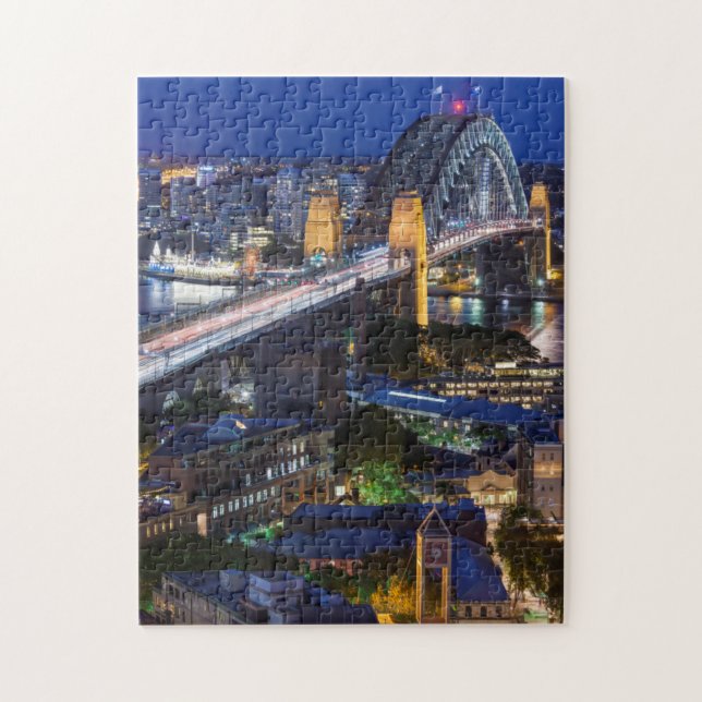 Australia, Sydney, The Rocks area, Sydney Harbour Jigsaw Puzzle (Vertical)