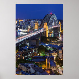 Australia, Sydney, The Rocks area, Sydney Harbour Poster