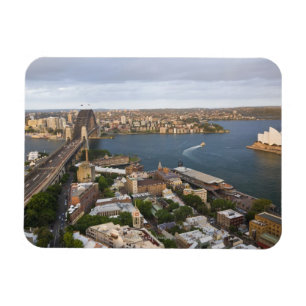 Australia, Sydney, view over The Rocks & Sydney Magnet