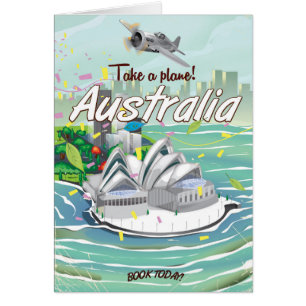 Australia Sydney vintage travel poster