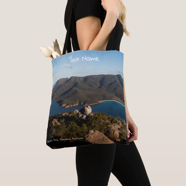 Australia Tasmania Wineglass Bay Landscape Photo Tote Bag (Close Up)