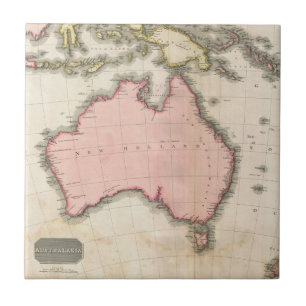 Australia & the South West Pacific Ceramic Tile