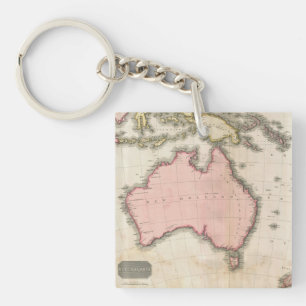 Australia & the South West Pacific Key Ring