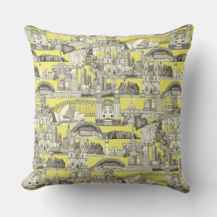 Australia toile de jouy cushion
