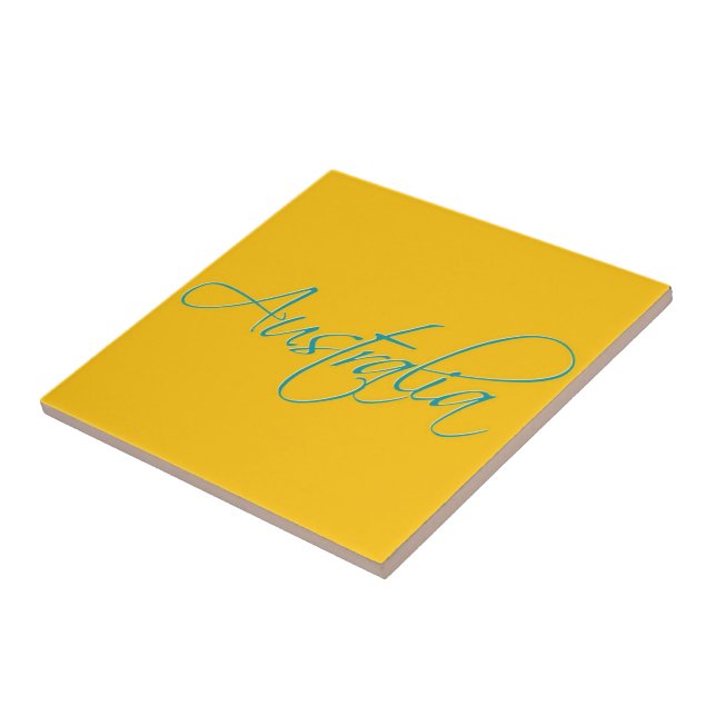 Australia:Travel Ceramic Tile (Side)