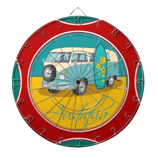 Australia:Travel Dart Board (Front)