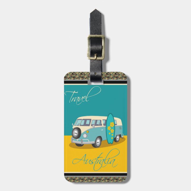 Australia:Travel Luggage Tag (Front Vertical)