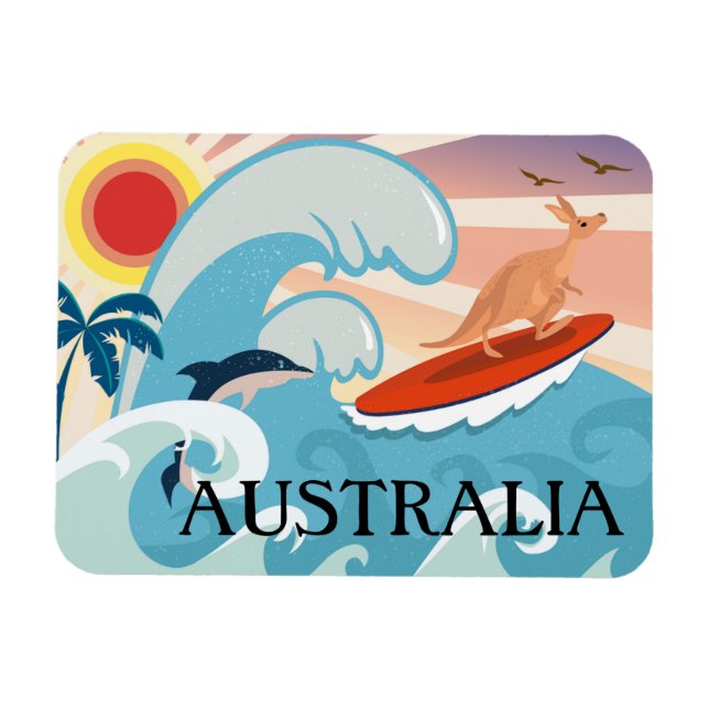 Australia Travel Magnet (Horizontal)