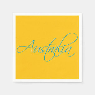 Australia:Travel Paper Napkin