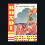 Australia Travel Postcard<br><div class="desc">Vintage Australia travel poster</div>